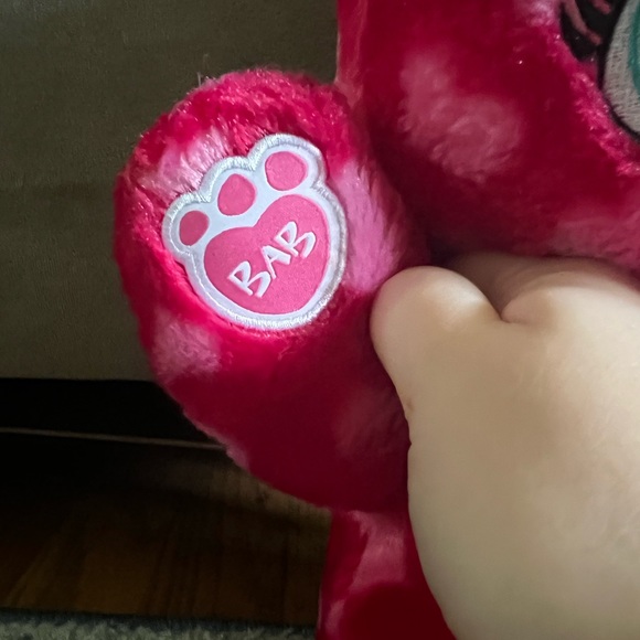 Build a bear valentine’s day plush red and pink plush bear - Picture 2 of 2